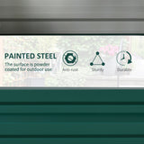 Steel Outdoor Garden Planter Box 120cm Wide - Velmora