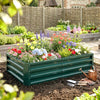 Steel Outdoor Garden Planter Box 120cm Wide - Velmora