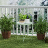 Steel Outdoor Garden Table Removable Tray Top - Velmora