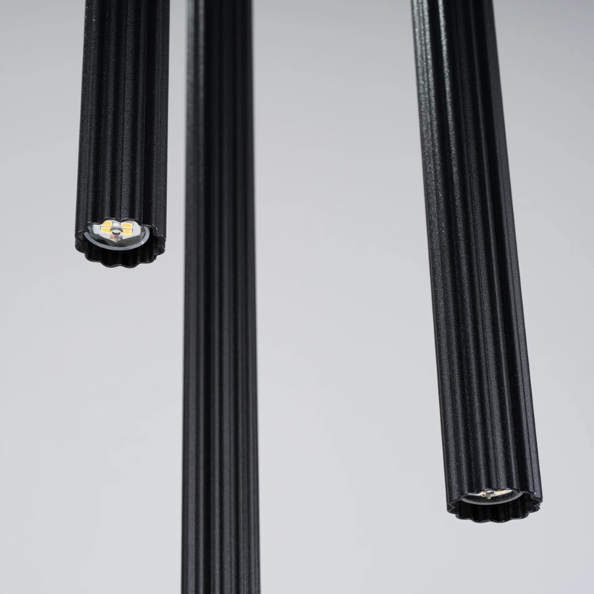 Steel Pendant Light With Arche 3P Lamp - Ocean Green