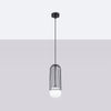 Steel Pendant Light With Brina 1 Lamp - Powder Blue