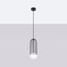 Steel Pendant Light With Brina 1 Lamp - Powder Blue