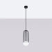 Steel Pendant Light With Brina 1 Lamp - Powder Blue