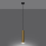 Steel Pendant Light With Lagos 1 Lamp - Ocean Green