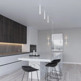 Steel Pendant Light With Lagos 2 Lamp - Ocean Green