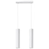 Steel Pendant Light With Lagos 2 Lamp - Ocean Green