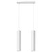 Steel Pendant Light With Lagos 2 Lamp - Ocean Green