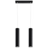 Steel Pendant Light With Lagos 2 Lamp - Ocean Green
