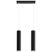 Steel Pendant Light With Lagos 2 Lamp - Ocean Green