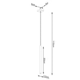 Steel Pendant Light Large With Pastelo 1 Lamp - Ocean Green