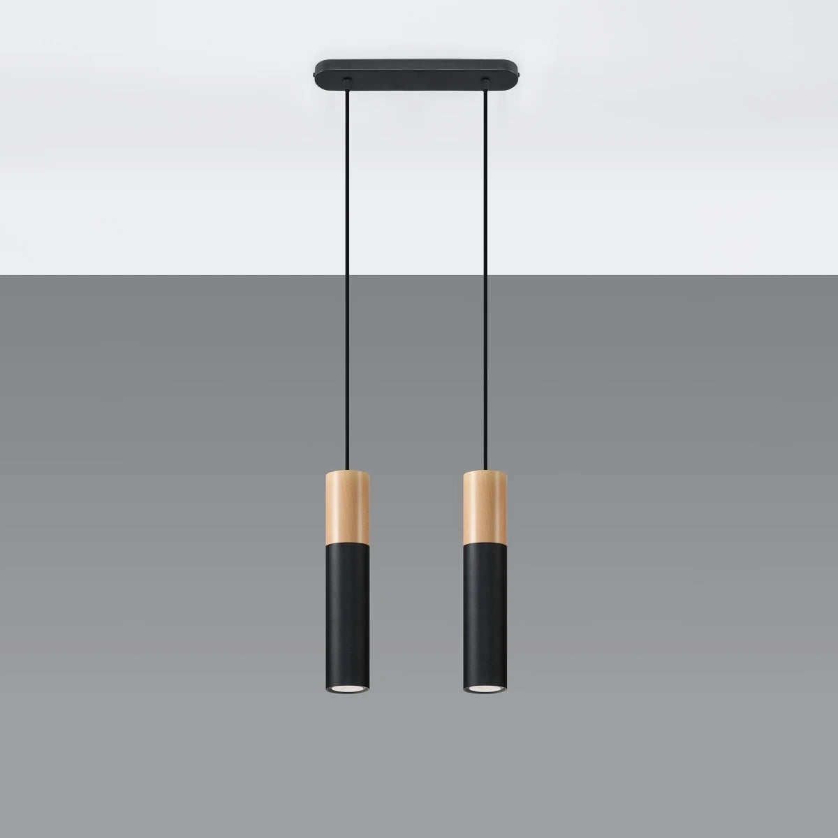 Steel Pendant Light With Pablo 2 Lamp - Peach Puff