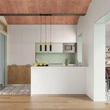 Steel Pendant Light With Pablo 3P Lamp - Peach Puff