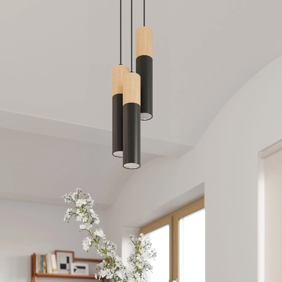 Steel Pendant Light With Pablo Lamp - Peach Puff