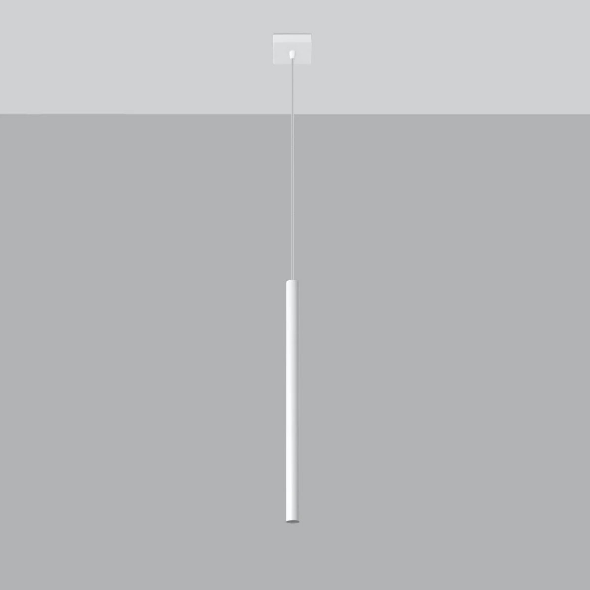 Steel Pendant Light With Pastelo 1 Lamp - Ocean Green