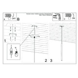 Steel Pendant Light With Pastelo 1 Lamp - Ocean Green