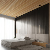 Steel Pendant Light With Pastelo 1 Wooden Lamp - Peach Puff