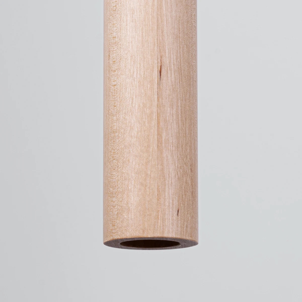 Steel Pendant Light With Pastelo 1 Wooden Lamp - Peach Puff