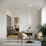 Steel Pendant Light With Pastelo 2 Lamp - Ocean Green