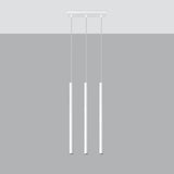 Steel Pendant Light With Pastelo 3 Lamp - Ocean Green