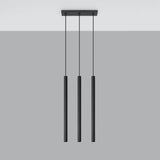 Steel Pendant Light With Pastelo 3 Lamp - Ocean Green