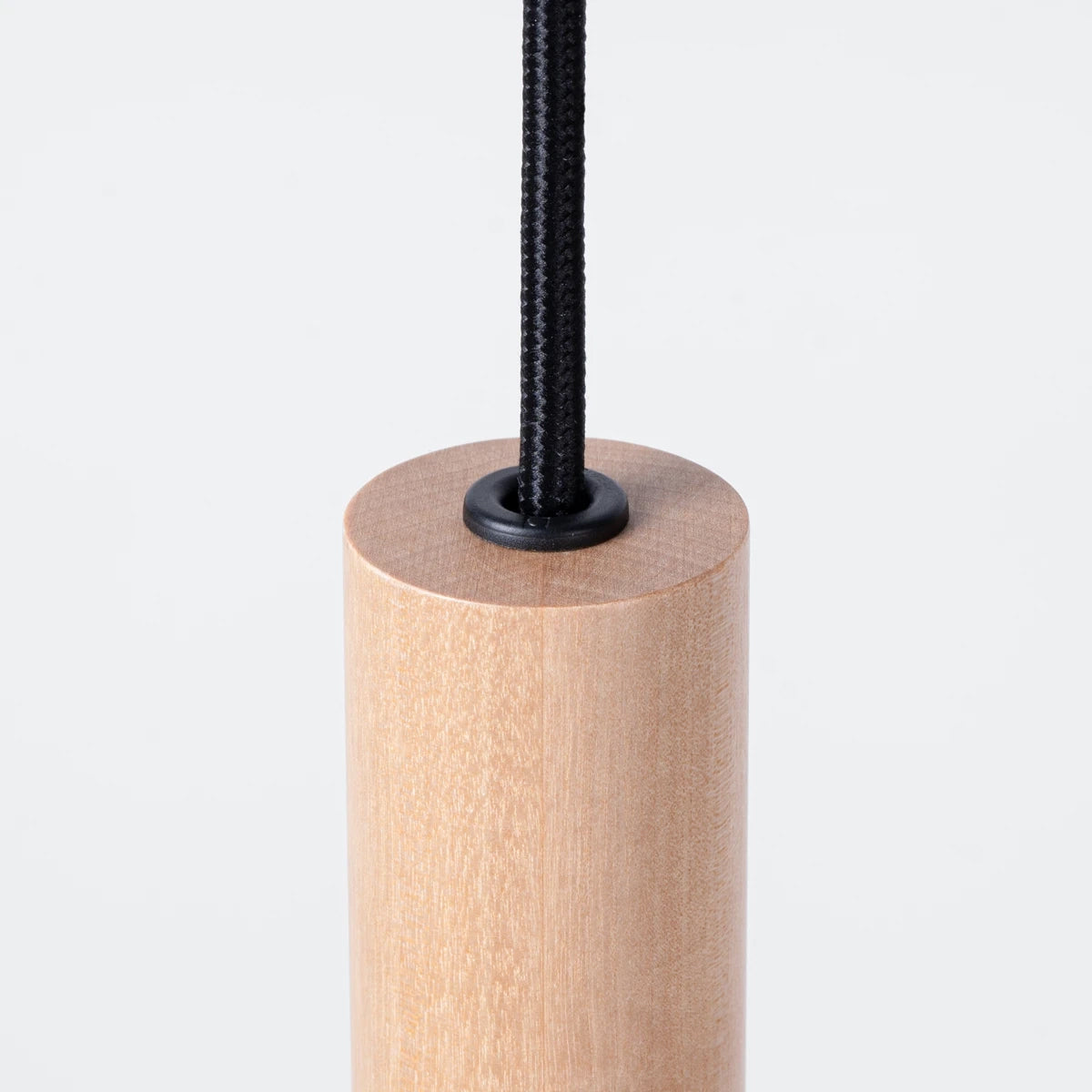 Steel Pendant Light With Pastelo 3L Wooden Lamp - Peach Puff