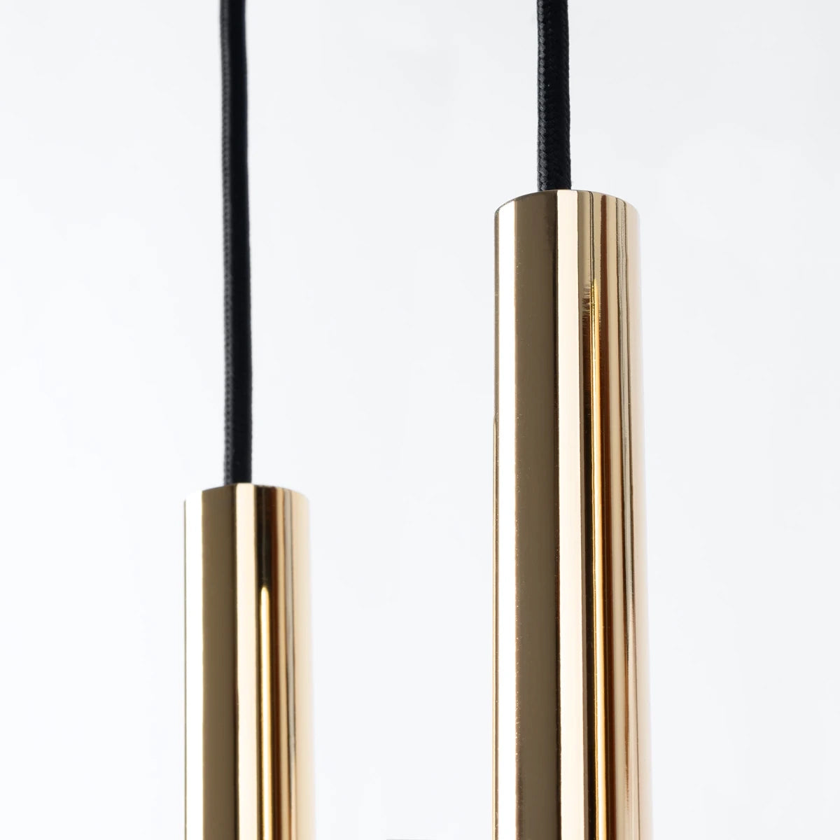 Steel Pendant Light With Pastelo 3P Lamp - Ocean Green