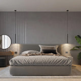 Steel Pendant Light With Pastelo 5 Lamp - Ocean Green