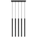 Steel Pendant Light With Pastelo 5 Lamp - Ocean Green