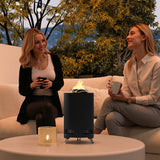 Steel Portable Wood Burning Smokeless Fire Pit With Poker - Velmora