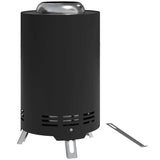 Steel Portable Wood Burning Smokeless Fire Pit With Poker - Velmora