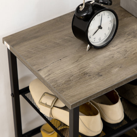 Steel Shoe Rack 60cm Wide 8 Tier - Velmora