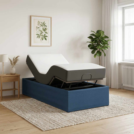 Steel Single Bed 80cm Wide Electric Adjustable - Vantage Home