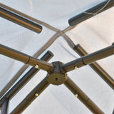 Steel Softtop Gazebo 294cm Width x 294cm Depth With Mosquito Netting - Velmora