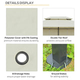 Steel Softtop Gazebo 400cm Width x 300cm Depth With Curtains - Velmora