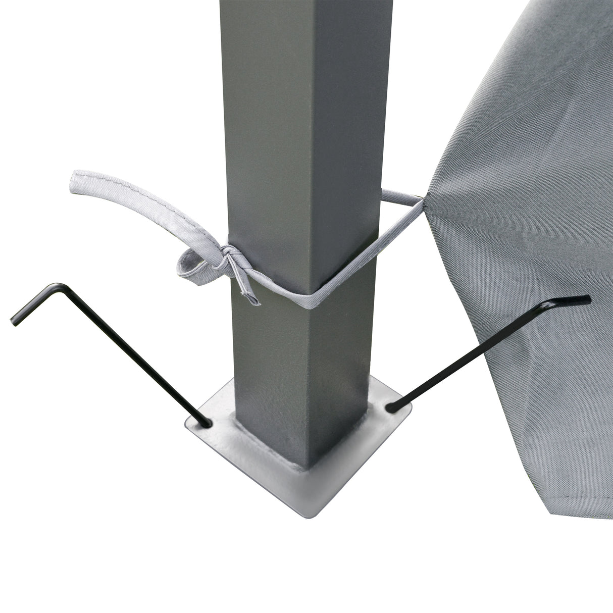 Steel Softtop Gazebo 400cm Width x 300cm Depth With Curtains - Velmora