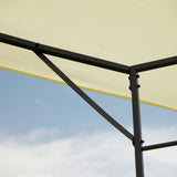 Steel Softtop Gazebo Canopy Awning Tent 297cm Width x 297cm Depth - Velmora