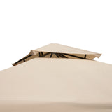 Steel Softtop Gazebo Canopy Shelter 298cm Width x 298cm Depth With Netting - Velmora