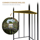 Steel Softtop Gazebo Canopy Shelter 298cm Width x 298cm Depth With Netting - Velmora