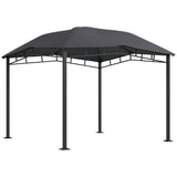 Steel Softtop Gazebo Canopy Tent 300cm Width x 300cm Depth - Velmora
