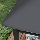 Steel Softtop Gazebo Canopy Tent 300cm Width x 300cm Depth - Velmora