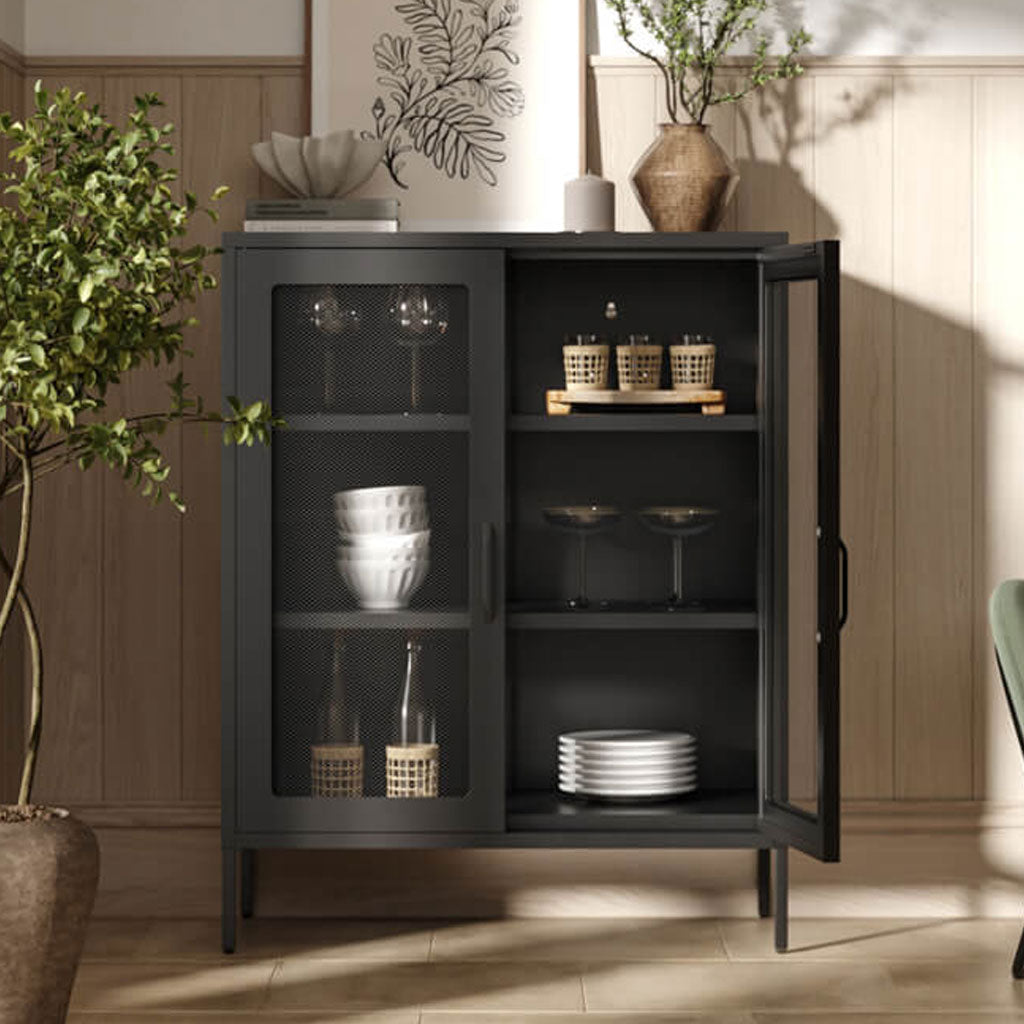 Steel Storage Cabinet With 2 Doors - Reuben