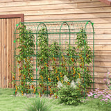 Steel Tall Garden Trellis 182cm Wide - Velmora