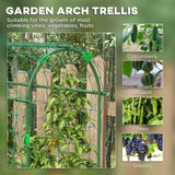 Steel Tall Garden Trellis 182cm Wide - Velmora