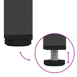 Steel TV Stand 135cm Wide With 4 Drawers - Vantage Home