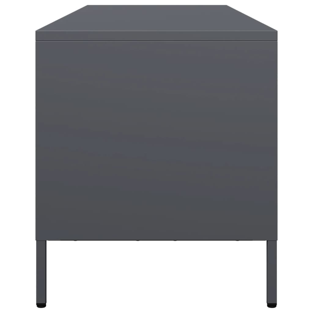 Steel TV Stand 135cm Wide With 4 Drawers - Vantage Home