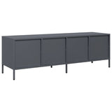 Steel TV Stand 135cm Wide With 4 Drawers - Vantage Home