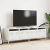 Steel TV Stand 135cm Wide With 4 Drawers - Vantage Home