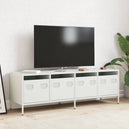 Steel TV Stand 135cm Wide With 4 Drawers - Vantage Home