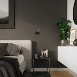 Steel Wall Light With Axil Lamp - Bittersweet Shimmer