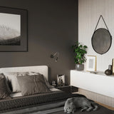 Steel Wall Light With Axil Lamp - Bittersweet Shimmer